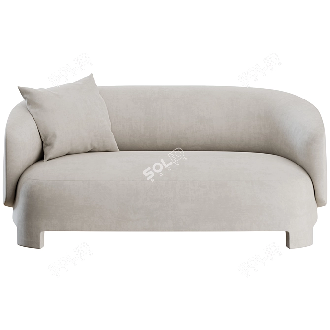 Contemporary Taru 2-Seater Sofa: Ligne Roset Elegance 3D model image 6