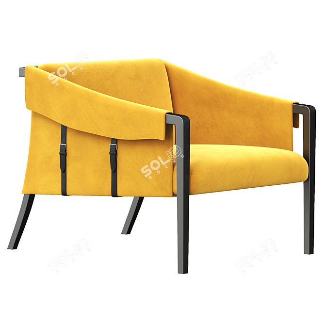 Sleek Payson Chair: Modern Comfort 3D model image 1