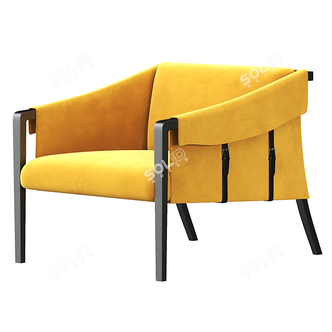 Sleek Payson Chair: Modern Comfort 3D model image 3