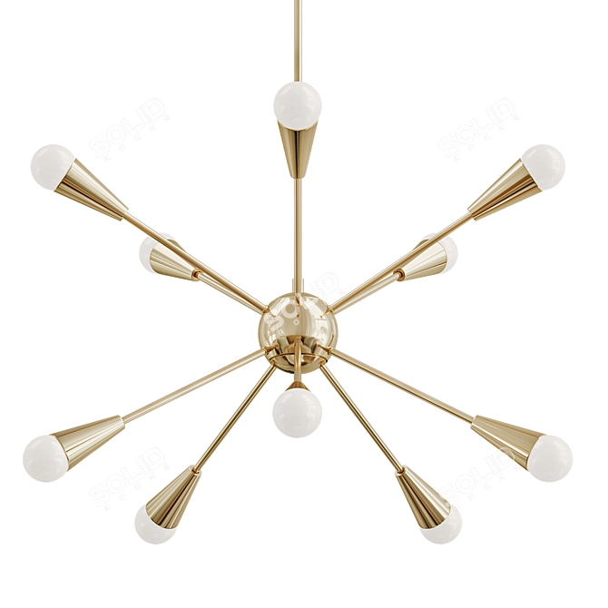 Jax Chandelier: 3Ds Max 2015, OBJ Export, Corona Render 3D model image 1