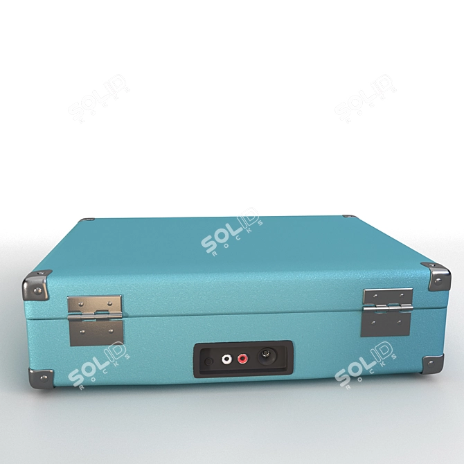 Customizable Vinyl Record Player 3D model image 5