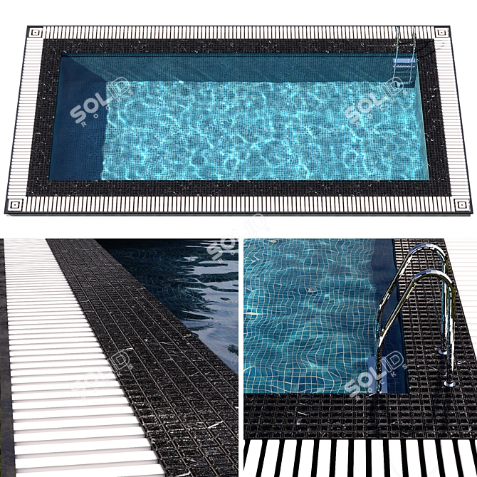 Crystal Clear Water: POOL NO13 3D model image 1