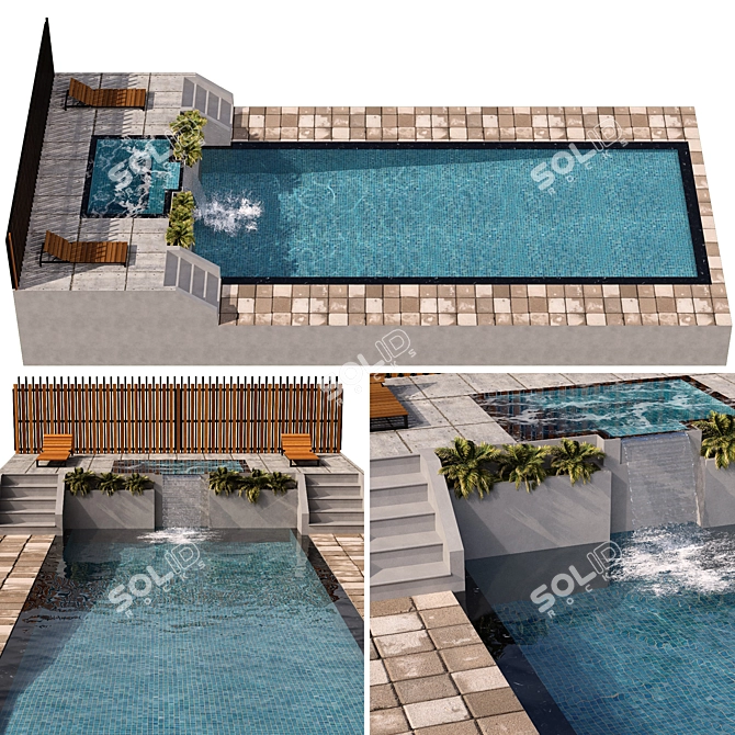 Crystal Clear Pool: No15 3D model image 2