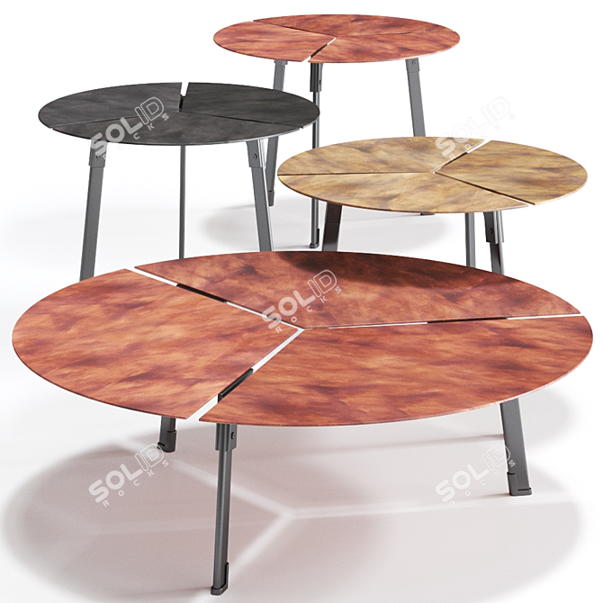 Elegance in Steel: PLACAS TABLE 3D model image 1