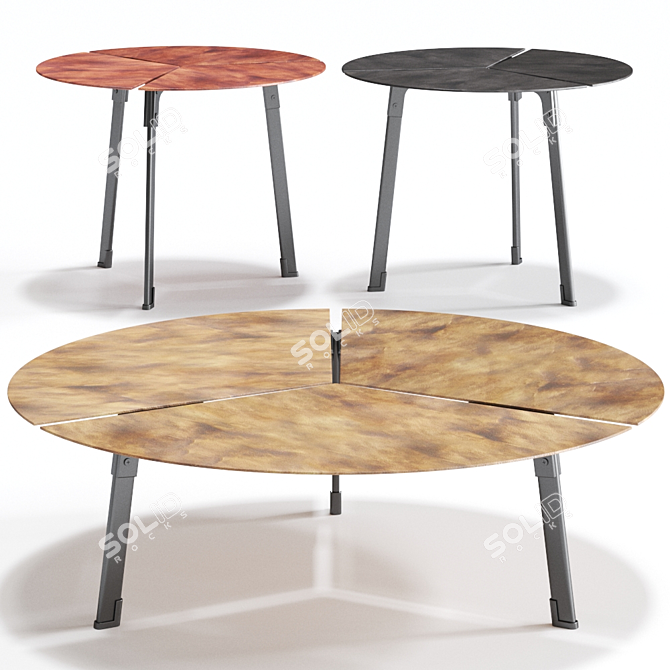 Elegance in Steel: PLACAS TABLE 3D model image 3