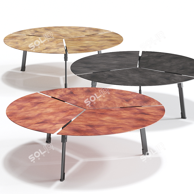 Elegance in Steel: PLACAS TABLE 3D model image 4