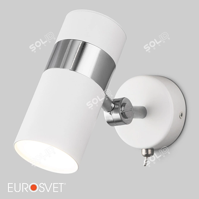 OM Wall Lamp Eurosvet: Stylish Industrial Loft Design 3D model image 3