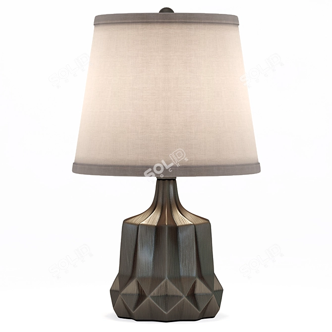 Elegant Felice Accent Lamp 3D model image 1