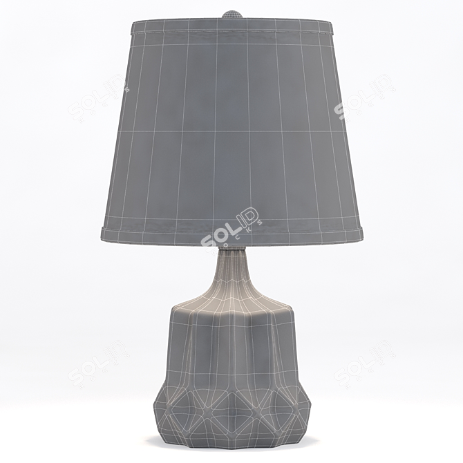 Elegant Felice Accent Lamp 3D model image 2