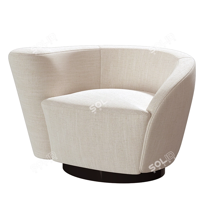 Eichholtz Swivel Chair: Colin Left 3D model image 4