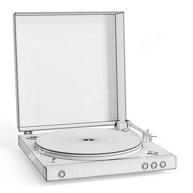 Wireless Vinyl Turntable: Audio-Technica LP60X-BT 3D model image 6