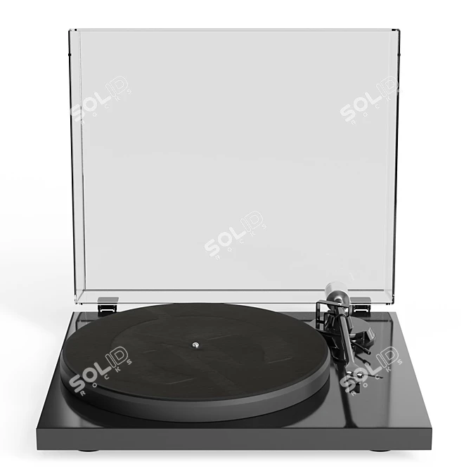 C6 Record Player: Sleek Design, Analog Sound 3D model image 1