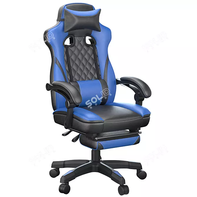 Elevate Your Workspace: Lynxtyn Swivel Chair 3D model image 1