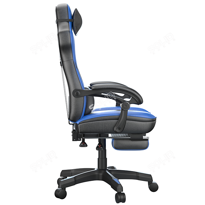 Elevate Your Workspace: Lynxtyn Swivel Chair 3D model image 3