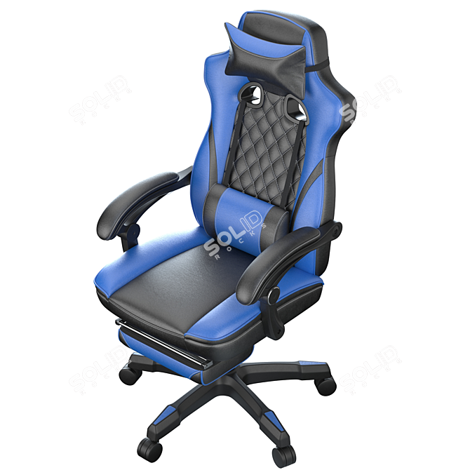 Elevate Your Workspace: Lynxtyn Swivel Chair 3D model image 5