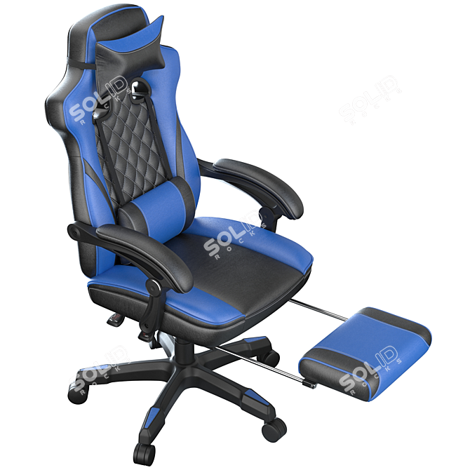 Elevate Your Workspace: Lynxtyn Swivel Chair 3D model image 6