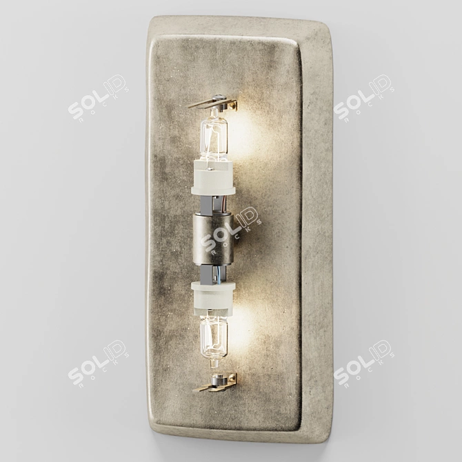 Conte MOAI: Stylish Aluminum Wall Lamp 3D model image 4