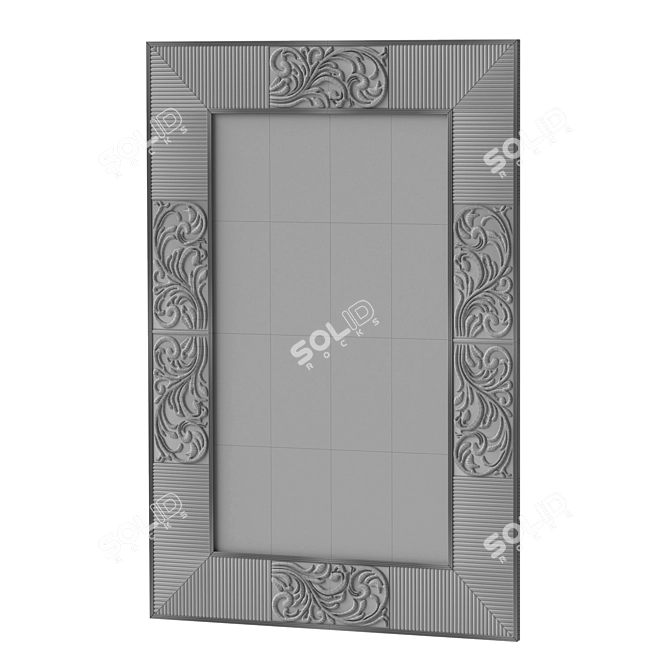 Sarantino STL Mirror - 610 x 19 x 883mm 3D model image 4