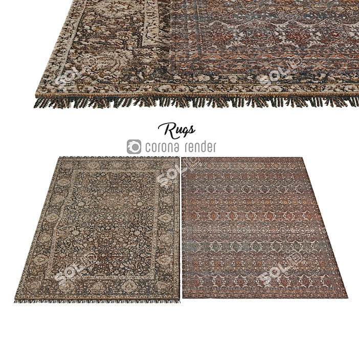 Luxury Carpets: Elegant Flooring Solution 3D model image 1