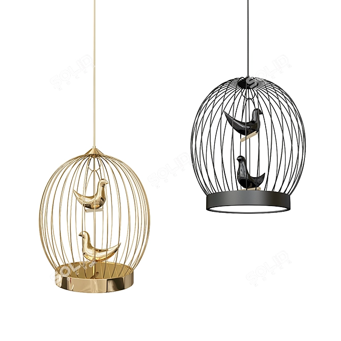 Twee T - Canary-Inspired Lamp System 3D model image 2