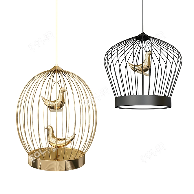 Twee T - Canary-Inspired Lamp System 3D model image 3