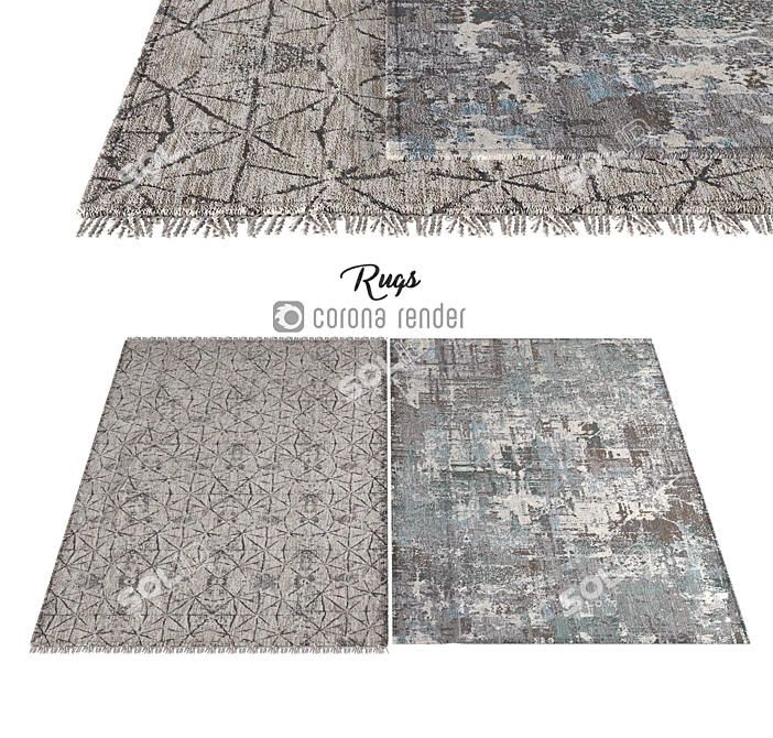 Luxury Carpets: Exquisite Comfort for Every Room 3D model image 1