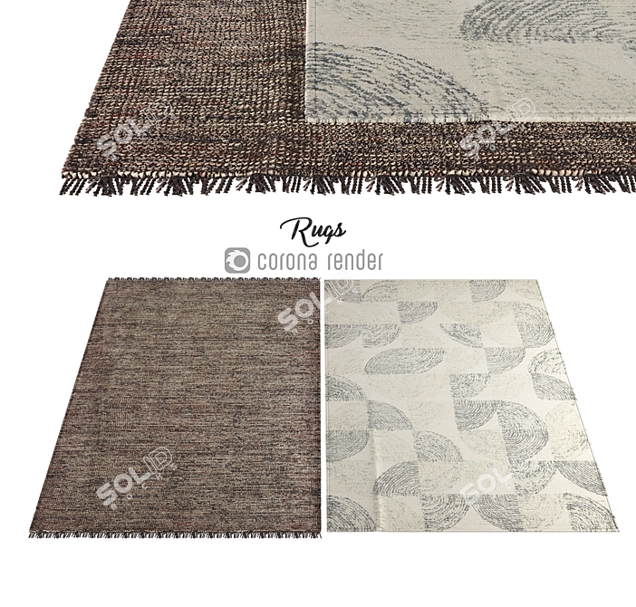 Luxury Handcrafted Carpets 3D model image 1