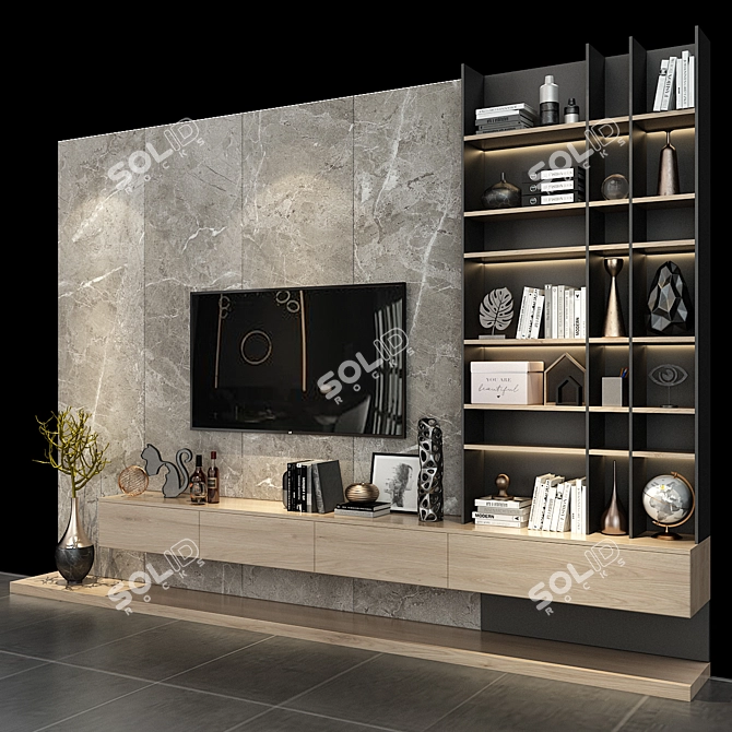 Modern Storage Solution: Cabinet Furniture 0146 3D model image 3