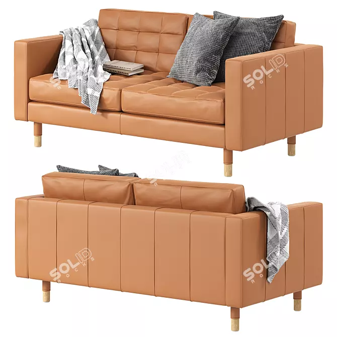 Modern Comfortable Sofa for Stylish Living Spaces 3D model image 1