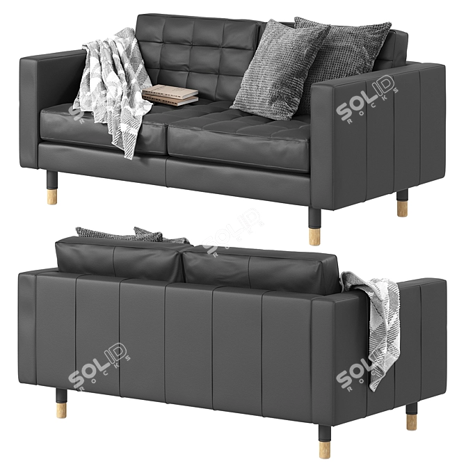 Modern Comfortable Sofa for Stylish Living Spaces 3D model image 3