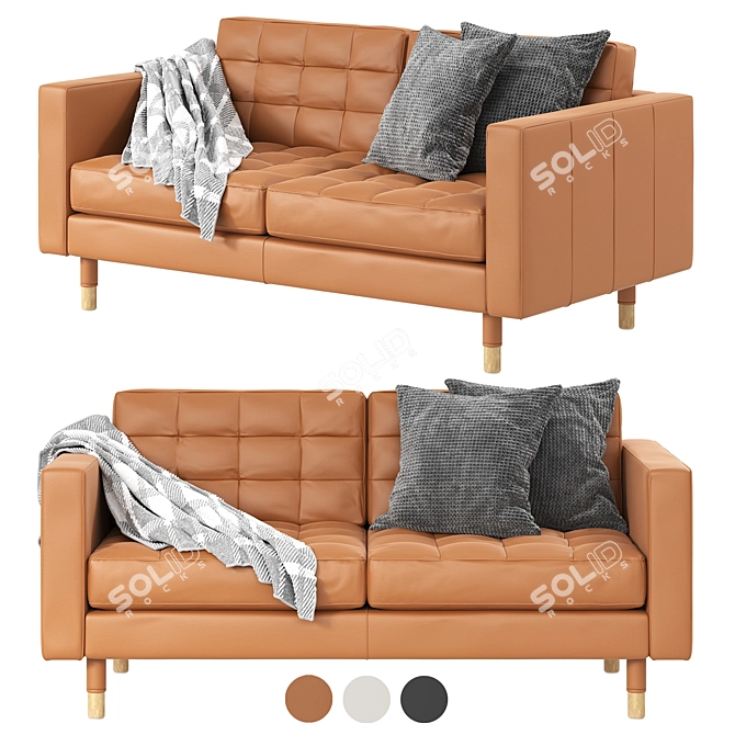 Modern Comfortable Sofa for Stylish Living Spaces 3D model image 7