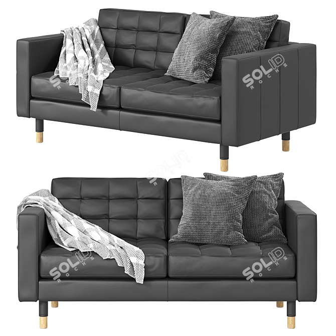 Modern Comfortable Sofa for Stylish Living Spaces 3D model image 8