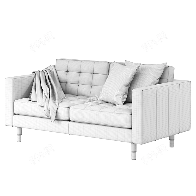 Modern Comfortable Sofa for Stylish Living Spaces 3D model image 12