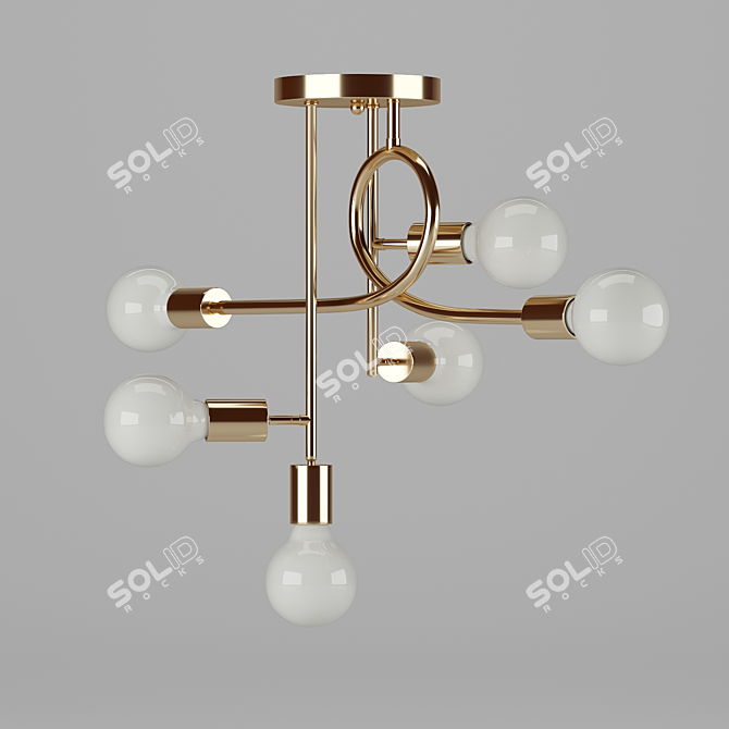 Lumion Karma Ceiling Chandelier 3D model image 1