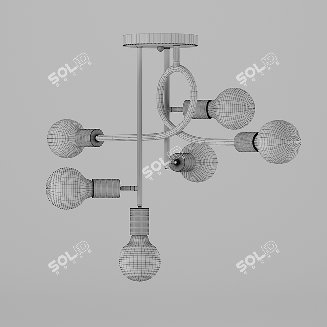 Lumion Karma Ceiling Chandelier 3D model image 2