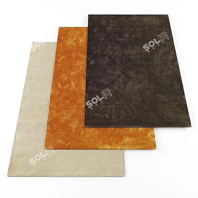 High Resolution Rugs Set 3D model image 1