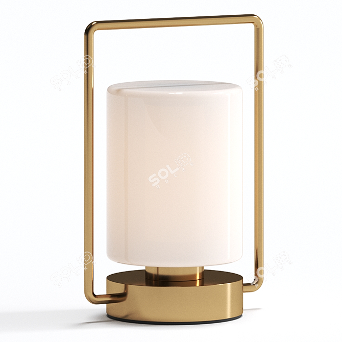 Elegant QUINQUE Table Lamp 3D model image 2