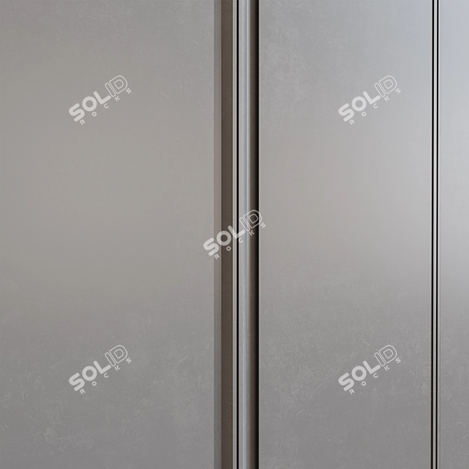 Modern LED Cupboard: Muzafarov Collections 3D model image 3