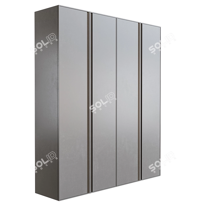 Modern LED Cupboard: Muzafarov Collections 3D model image 5