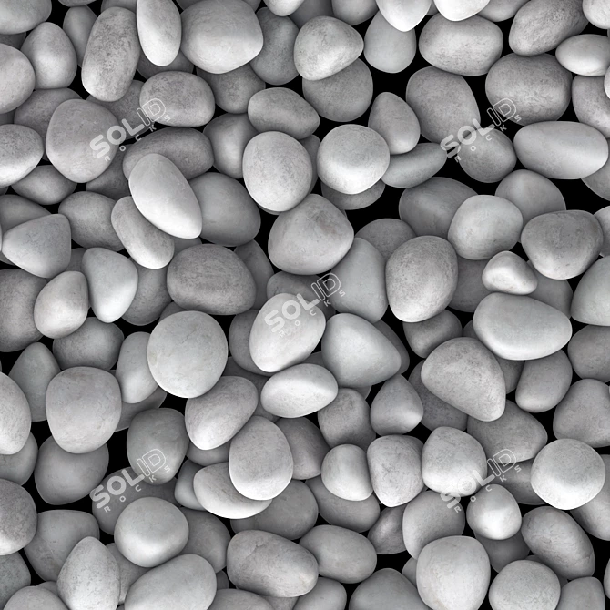 Decorative Gravel #2 - Small Size 3D model image 2