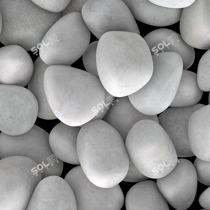 Decorative Gravel #2 - Small Size 3D model image 3