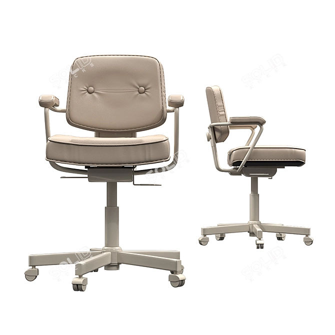 ErgoWork Task Chair - Choose Your Finish! 3D model image 1