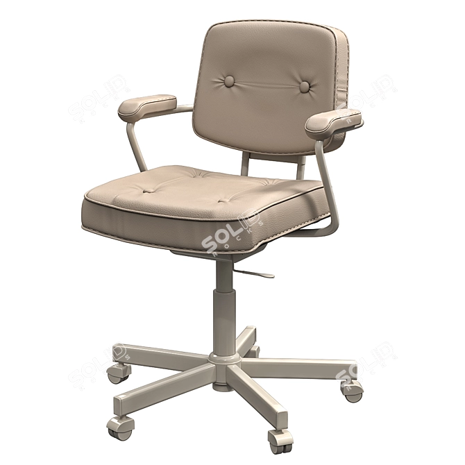 ErgoWork Task Chair - Choose Your Finish! 3D model image 3