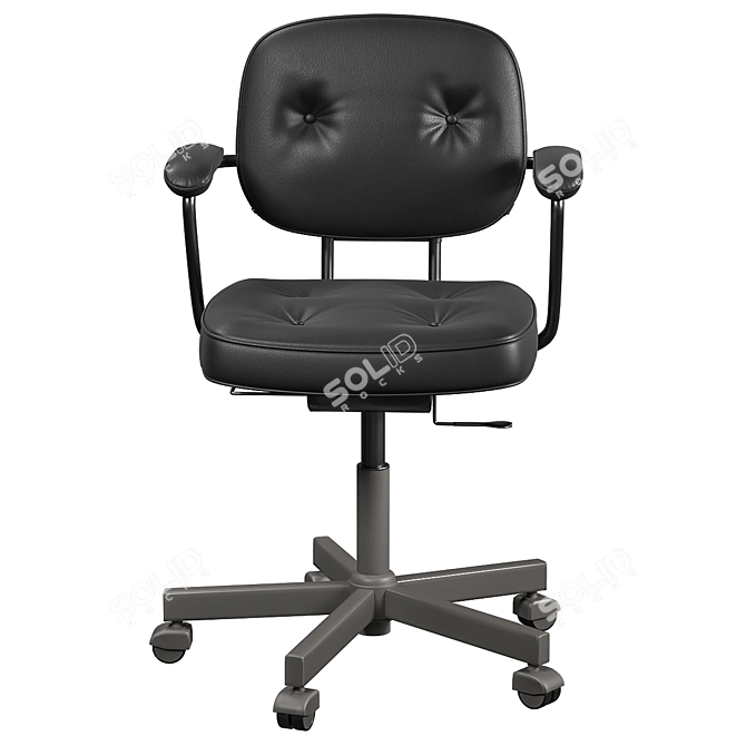 ErgoWork Task Chair - Choose Your Finish! 3D model image 7