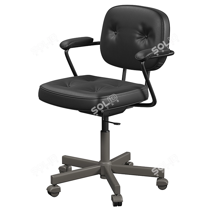 ErgoWork Task Chair - Choose Your Finish! 3D model image 8