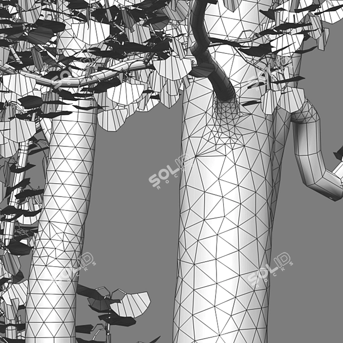 Ginkgo Biloba 3D Models & Textures 3D model image 3