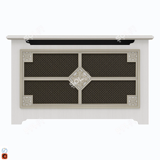 Classic Radiator Screen 3D model image 2