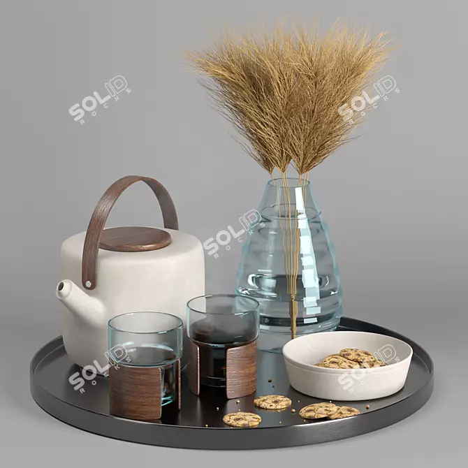 Elegant Decor Set: High Quality & Versatile 3D model image 1