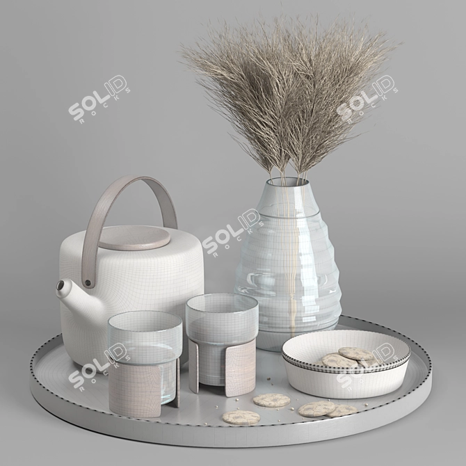 Elegant Decor Set: High Quality & Versatile 3D model image 2
