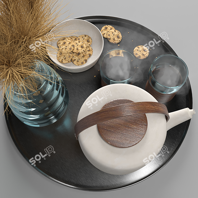 Elegant Decor Set: High Quality & Versatile 3D model image 4
